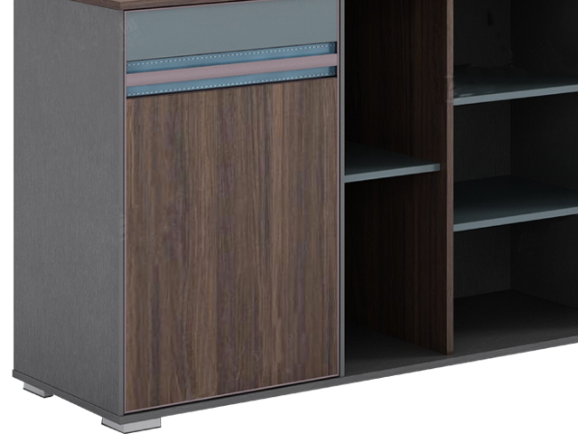 MEUBLE DE RGMT BAS 1P BOIS LM203 C1200 1200x400x857 NORTH AMER SS BUR