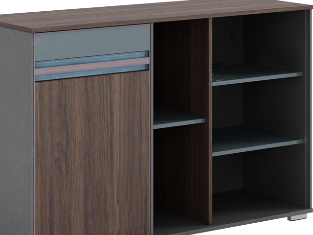 MEUBLE DE RGMT BAS 1P BOIS LM203 C1200 1200x400x857 NORTH AMER SS BUR