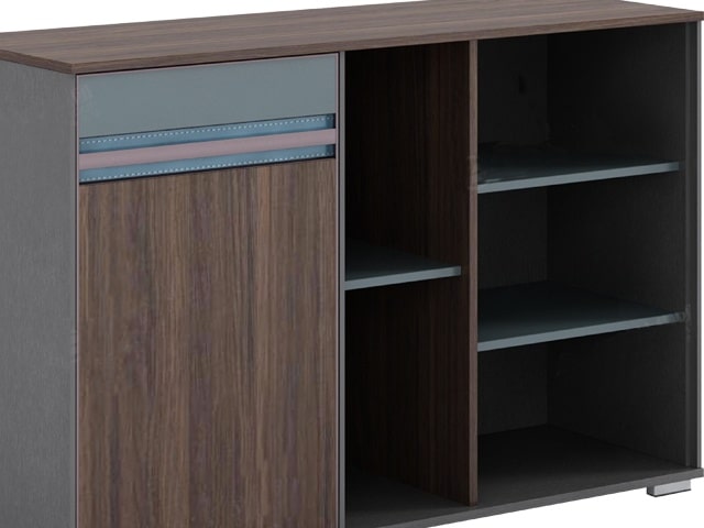 MEUBLE DE RGMT BAS 1P BOIS LM203 C1200 1200x400x857 NORTH AMER SS BUR