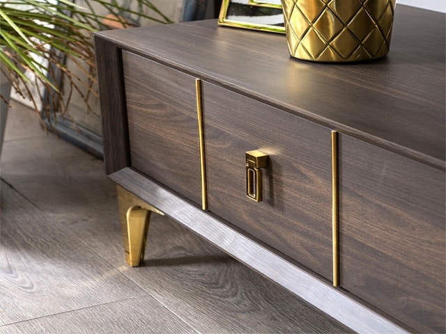 PACK FENTON BUFFET+TABL COIN+TABL BASS MEUBLE TV+TABL A MANGER 6 PLSw