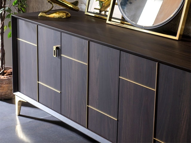 PACK FENTON BUFFET+TABL COIN+TABL BASS MEUBLE TV+TABL A MANGER 6 PLSw