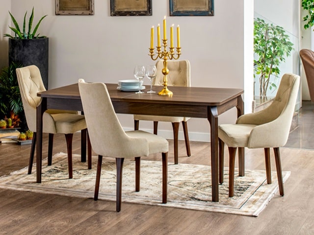 PACK FENTON BUFFET+TABL COIN+TABL BASS MEUBLE TV+TABL A MANGER 6 PLSw