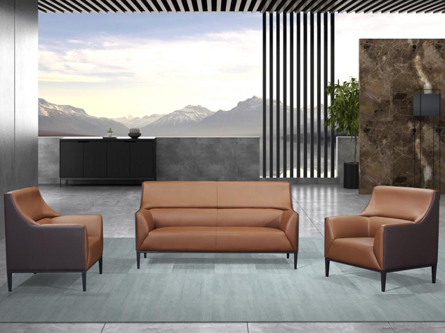 SALON DE BUREAU 5 PLACES REF 3207 NOIRE 55453 205*93*80