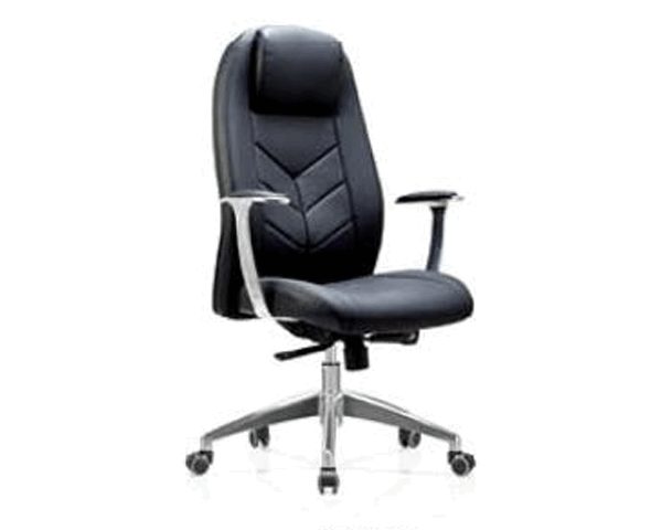 FAUTEUIL DOSSIER HAUT PU 8855H NOIR 69*58*118
