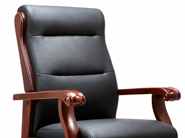FAUTEUIL VISITEUR EN BOIS 7336C NOIR AVEC ACCOUDOIR 69*75*108