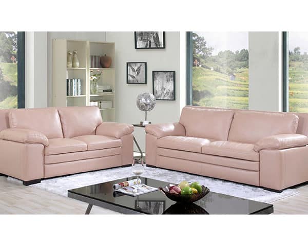 MASTEROFFICE 17 SALON CUIR 6 PLACES S-131 COULEUR P88 ROSE