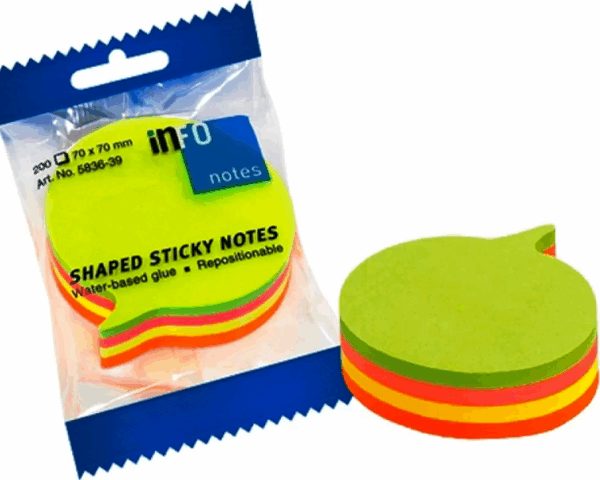 POST IT 70X70 COULEUR 200 Feuilles Speech REF 5836-39