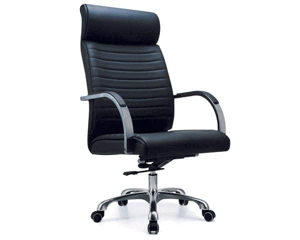 FAUTEUIL DOSSIER HAUT PU 2014H NOIR 61*69*119