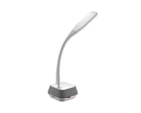 LAMPE DE BUREAU 18W+ENCEINTE BLUETOOTH+USB CHARGEUR PDLM6U