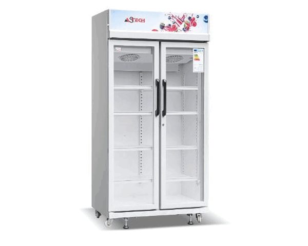 REFRIGERATEUR VITRINE 600L ASTECH 2 PORTES FV590