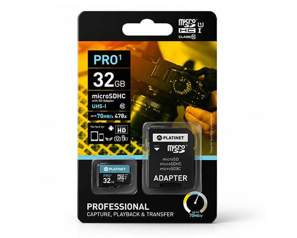 CARTE MEMOIRE microSDHC 32GB CLASS 10 /70 mb/s /PMMSD32UI