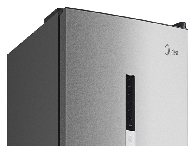 REFRIGERATEUR COMBINE 403L MIDEA MRDB424FG 3T DIS D'EAU GRI 59X63X188