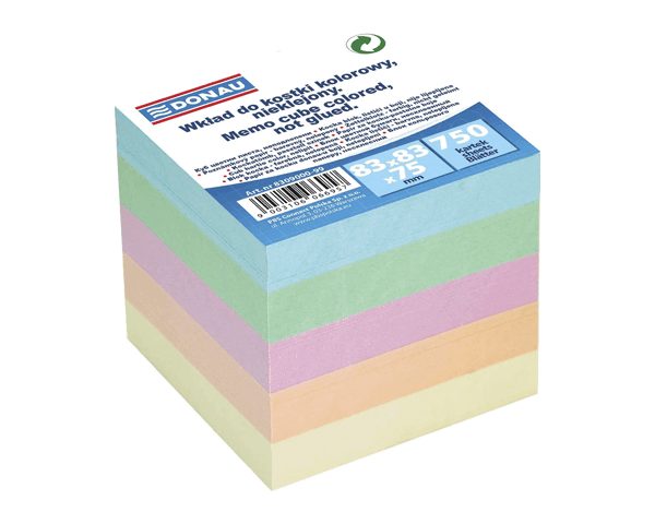 RECHARGE BLOC CUBE COULEUR ASS DONAU 8309000-99 83X83X75