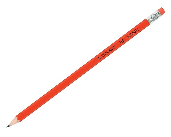 CRAYON NOIR HB Q CONNECT AVEC GOMME KF25011