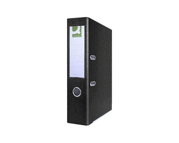 CLASSEUR LEV PVC A4 75 mm Q CONNECT NOIR KF15995