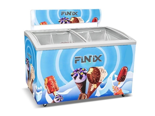 CONGELATEUR HORIZONTAL VITRINE 500L FINIX SC/SD(W)-396 1234X65