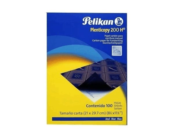 PAPIER CARBONE A MAIN BLEU PELIKAN