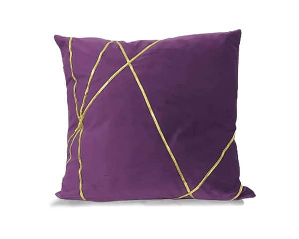 COUSSIN 46X46 MAUVE DOREE
