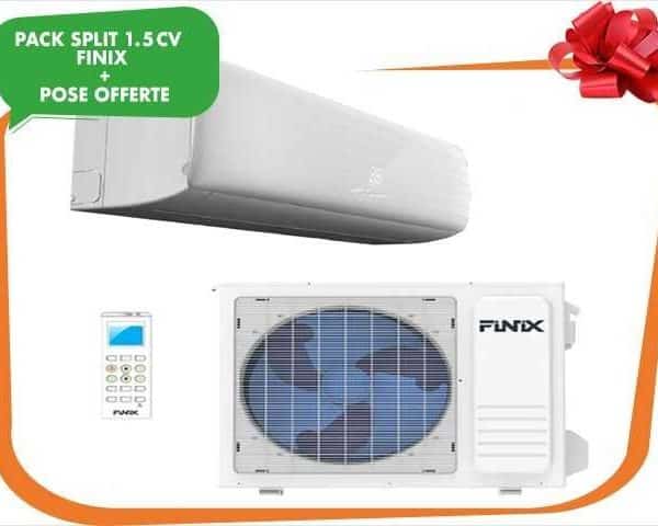 SPLIT 1.5CV FINIX INVERTER FINIX-12DBC 12000BTU GAZR410A+POSE OFFERTE