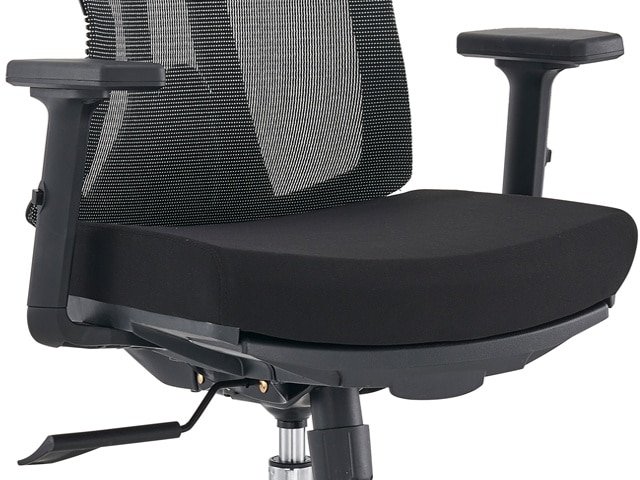 FAUTEUIL DOSSIER HAUT TISSU MYTON-ABW NOIR