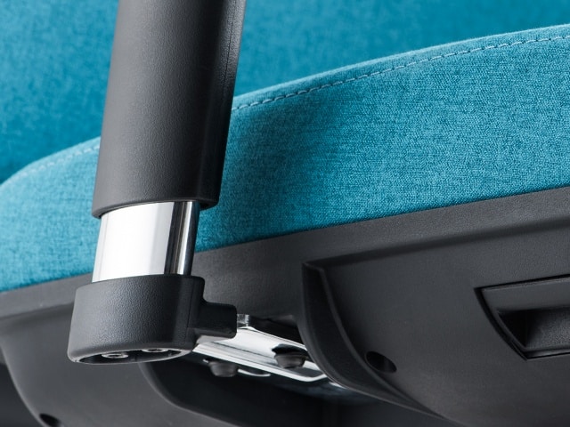 FAUTEUIL DOSSIER HAUT EN TISSU KB021H NOIR