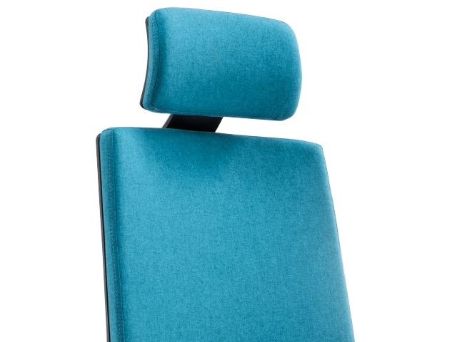 FAUTEUIL DOSSIER HAUT EN TISSU KB021H NOIR