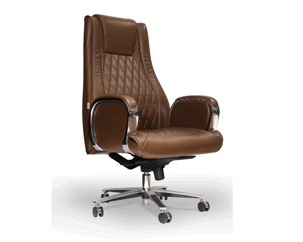 FAUTEUIL PRESIDENT PU YS1202A MARRON C54 108*72*70