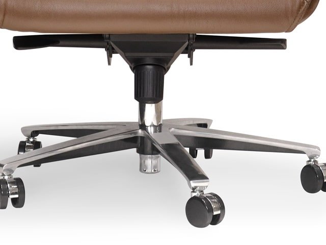 FAUTEUIL PRESIDENT PU YS1202A MARRON C54 108*72*70