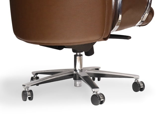 FAUTEUIL PRESIDENT PU YS1202A MARRON C54 108*72*70