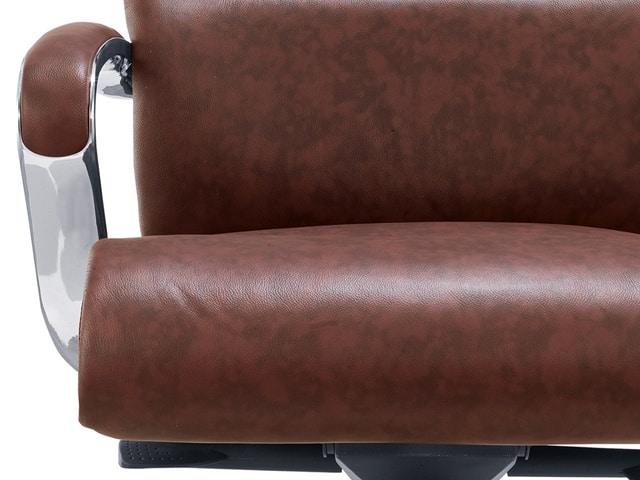 FAUTEUIL PRESIDENT PU YS1102A MARRON C54 680*740*1200
