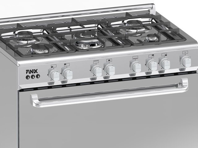 CUISINIERE 5 FEUX FINIX 90X60 G95ND-M (62V12T2G1X) INOX