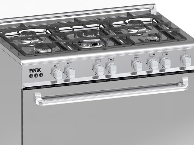 CUISINIERE 5 FEUX FINIX 90X60 G95ND-M (62V12T2G1X) INOX