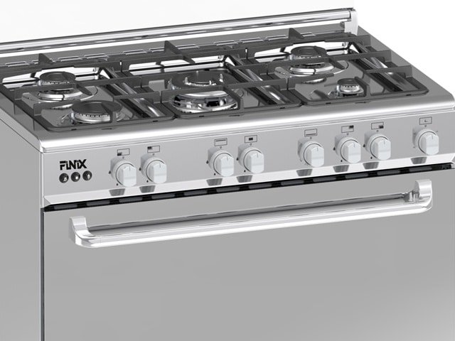 CUISINIERE 5 FEUX FINIX 90X60 G95ND-M (62V12T2G1X) INOX