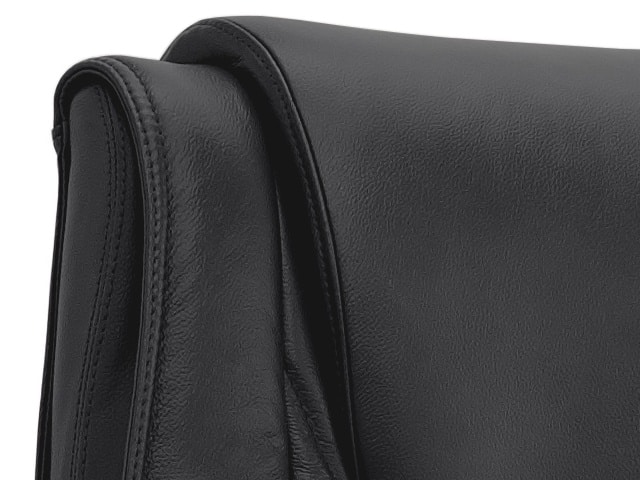 FAUTEUIL VISITEUR PU YS1202C NOIR C4 92*69*41