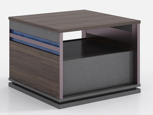 TABLE DE COIN LM203 J600 600*600*450 CLR NORTH AMERICA SADALWOOD