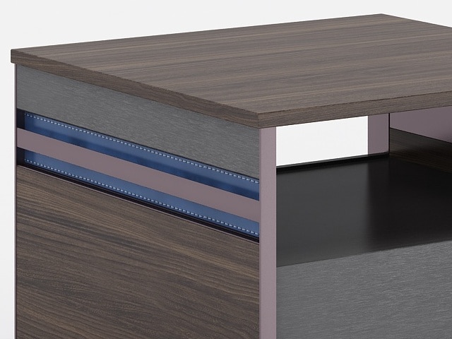 TABLE DE COIN LM203 J600 600*600*450 CLR NORTH AMERICA SADALWOOD