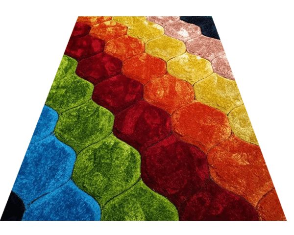 MOQUETTE MM DE PUFFY STYLE CW 160X230 P549A 21ORANGE/ANTHRACITS