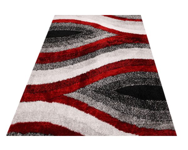 MOQUETTE MM DE PUFFY STYLE QZ 160X230 P648A 32RED/BLACK