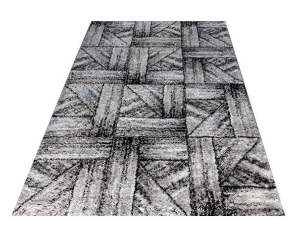 MOQUETTE MM DE PUFFY STYLE QE 160X230 P504A 45 GREY/WHITE DESTOCKAGE