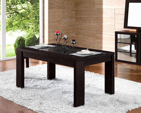 TABLE A MANGER 4 PLACES G18-4046DT 140*80*76 MARRON desto