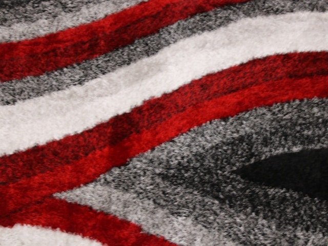 MOQUETTE MM DE PUFFY STYLE QZ 160X230 P648A 32RED/BLACK