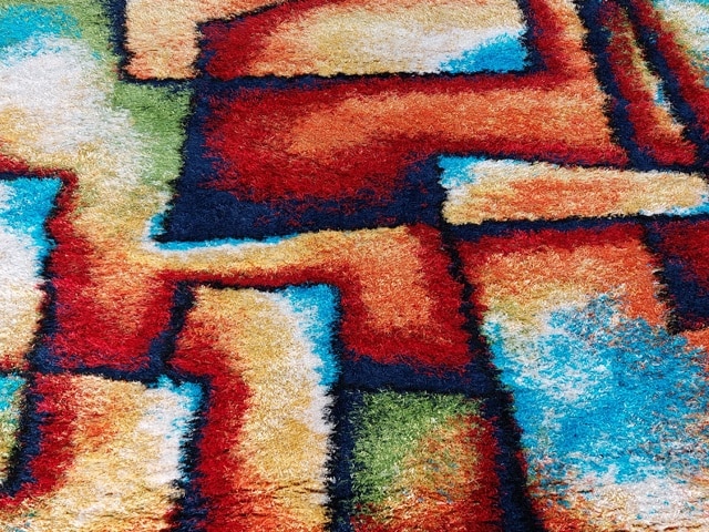 MOQUETTE MM DE PUFFY STYLE CR 160X230 P636A 26 ORANGE/DARK/BLUE