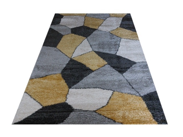 MOQUETTE MM DE PUFFY STYLE 160X230 P436A 43 GREY /YELLOW