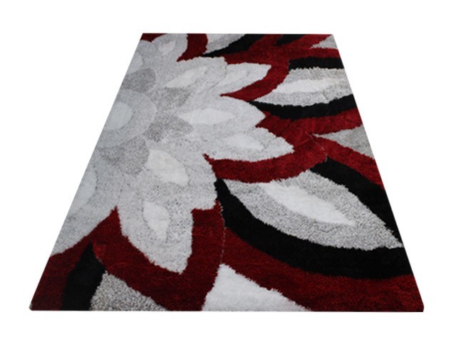 MOQUETTE MM DE PUFFY STYLE 160X230 P507A 43 GREY /RED