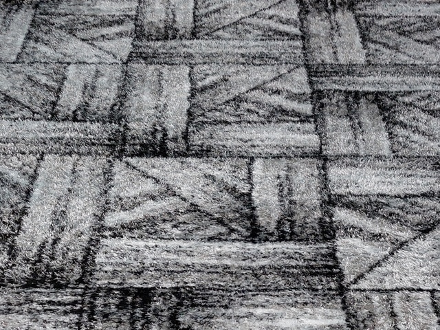 MOQUETTE MM DE PUFFY STYLE QE 160X230 P504A 45 GREY/WHITE DESTOCKAGE