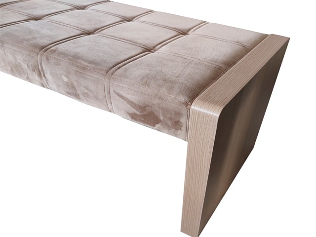 BANQUETTE POUR CHAMBRE A COUCHER 1096 COULEUR RED OAK 1450*480*510