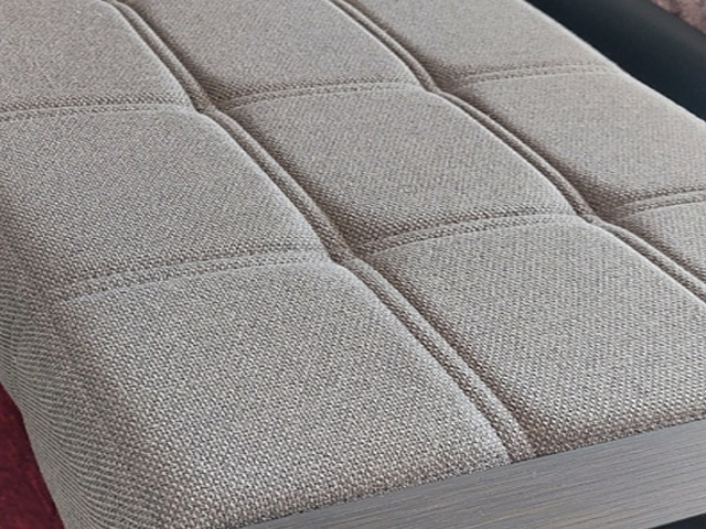 BANQUETTE POUR CHAMBRE A COUCHER 0121(1.8*2.0m) COMPLET NOIR/GOLD