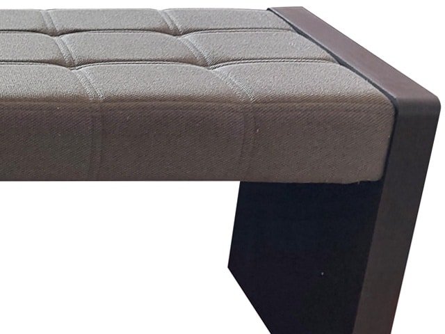 BANQUETTE POUR CHAMBRE A COUCHER 0121(1.8*2.0m) COMPLET NOIR/GOLD