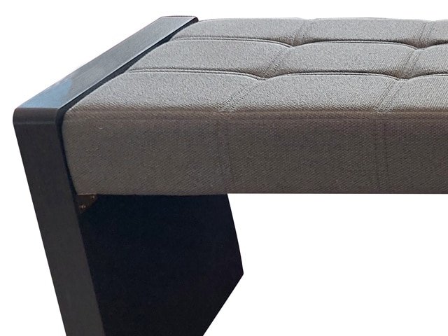 BANQUETTE POUR CHAMBRE A COUCHER 0121(1.8*2.0m) COMPLET NOIR/GOLD