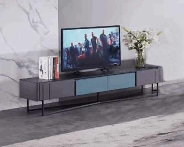 MASTEROFFICE 18 TABLE TV T2035 NOIR/GRIS/VERT 133x73x29